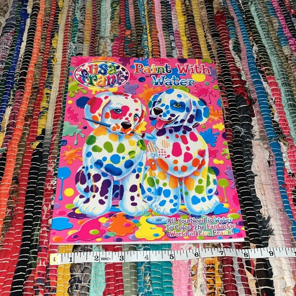 Lisa Frank notebook journal diary paint with water bundle lot art rainbow new